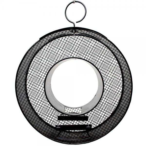 Black Circle Mesh FlyThru Feeder