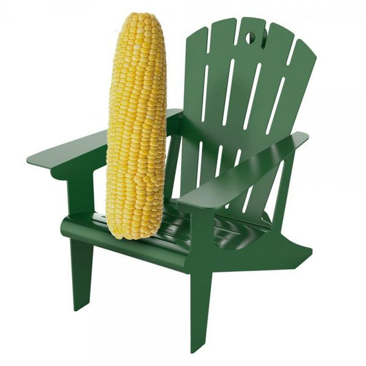 Hunter Green Metal  Adirondack Chair Squirrel Feeder