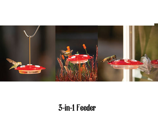 3 in 1 Hummingbird Feeder