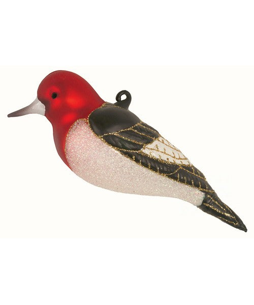 Red Headed Woodpecker Ornament