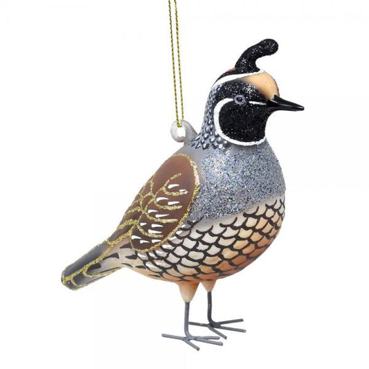 California Quail Ornament