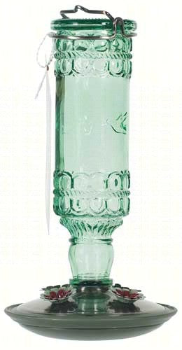 10 oz Elegant Antique Hummingbird Feeder