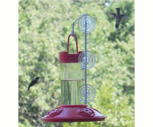 Dr JBs 16 oz Hummingbird Feeder All Red with SE077 Hanger